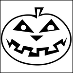 Halloween coloriage masque citrouille fabrication masque enfant de Halloween pour déguisement enfants