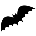 silhouette chauve-souris Halloween  chauves souris