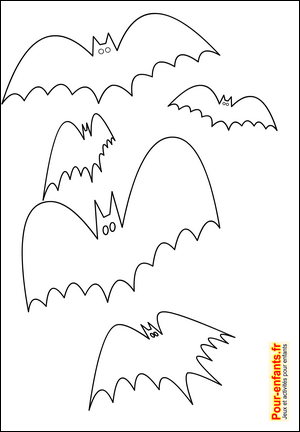 Silhouette chauve-souris Halloween forme chauve-souris Halloween pochoir chauve-souris Halloween gabarit chauve-souris Halloween patron chauve-souris Halloween modèles chats Halloween. Pour les bricolages et activités manuelles des enfants.