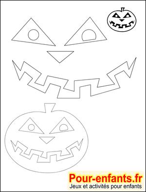 Silhouette citrouille Halloween forme citrouille Halloween pochoir citrouille Halloween gabarit citrouille Halloween patron citrouille Halloween modèles citrouilles Halloween. Pour les bricolages et activités manuelles des enfants.