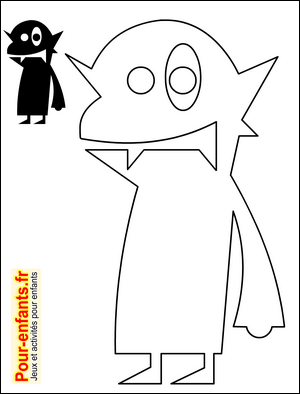 Silhouette vampire Halloween forme vampire Halloween pochoir vampire Halloween gabarit vampire Halloween patron vampire Halloween modèles vampires Halloween. Pour les bricolages et activités manuelles des enfants.