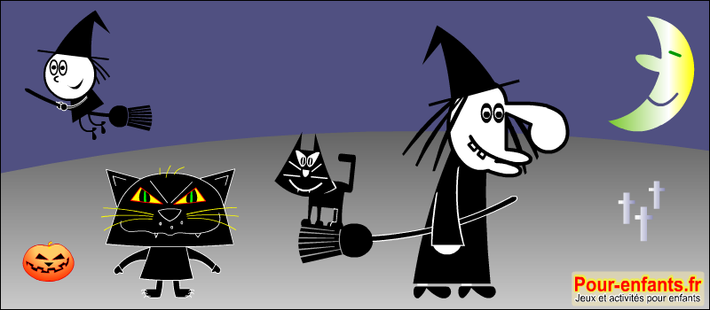 CALENDRIER calendrier  2010 à imprimer avec personnages d'Halloween