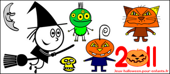 calendrier mensuel halloween 2011