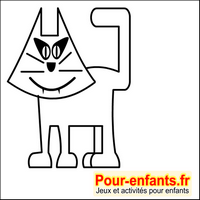 Dessiner Halloween : dessin de chat