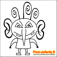 Dessiner Halloween dessin de monstre