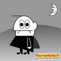 Dessiner Halloween dessin de vampire