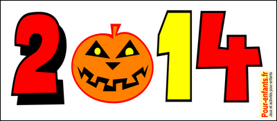 Halloween 2014 dessin date à imprimer Gratuit citrouille dates imprimable gratuitement