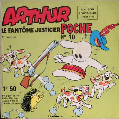 Arthur le fantme justicier bande dessine Jean Czard bd dessin comic strip