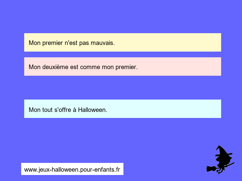 Charade Halloween : Bonbon - illustration
