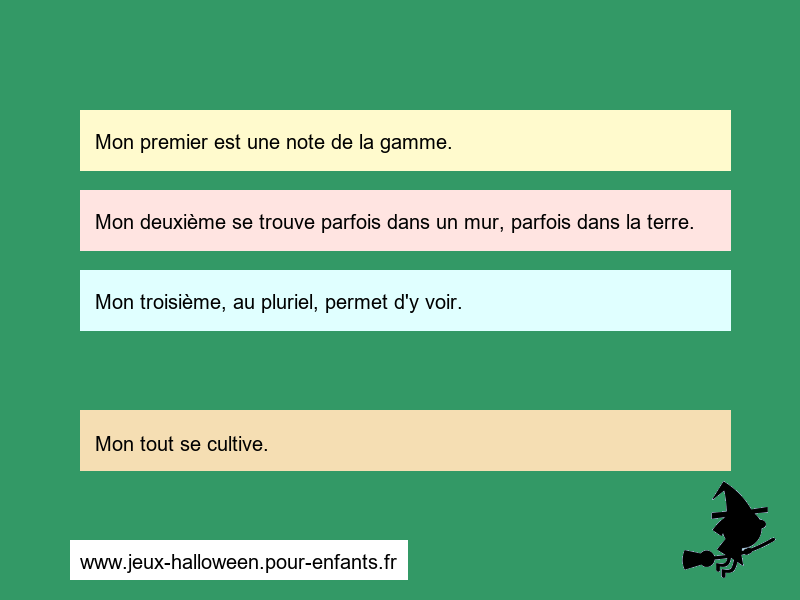 Charade Halloween : Bougie - illustration