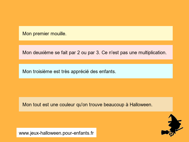 Charade Halloween : Orange - illustration